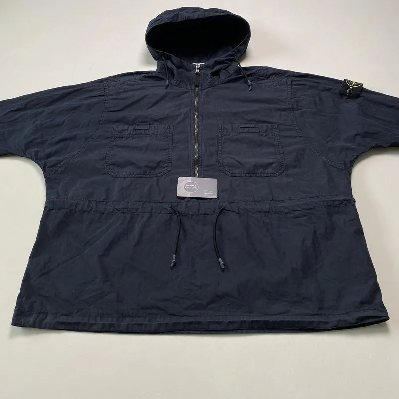 1/2 Zip Smock Pullover Liam G Blue