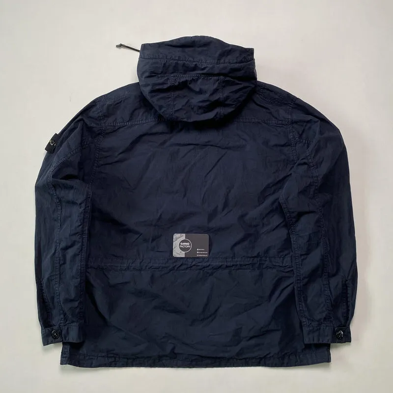 1/2 Zip Smock Pullover Liam G Blue