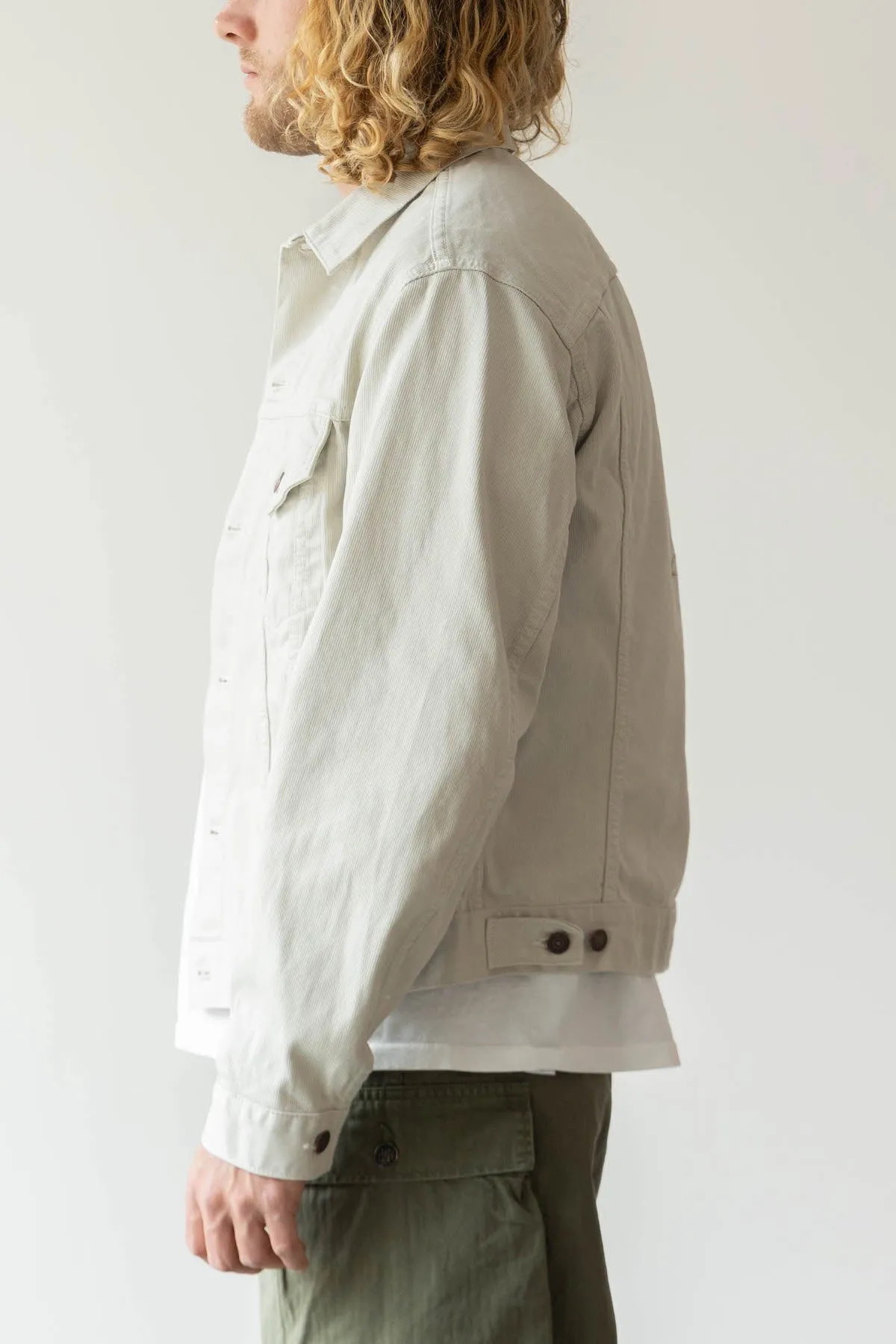 60's Cotton Pique Jacket - Ivory