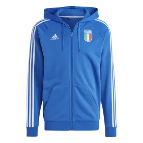 Adidas Italy 2023 Full-Zip Hoodie (Blue)