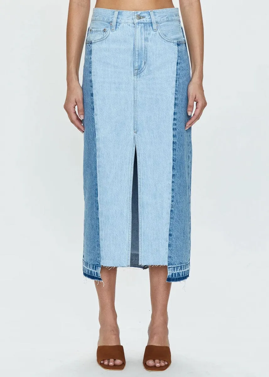 Alice Denim Midi Skirt - Palais