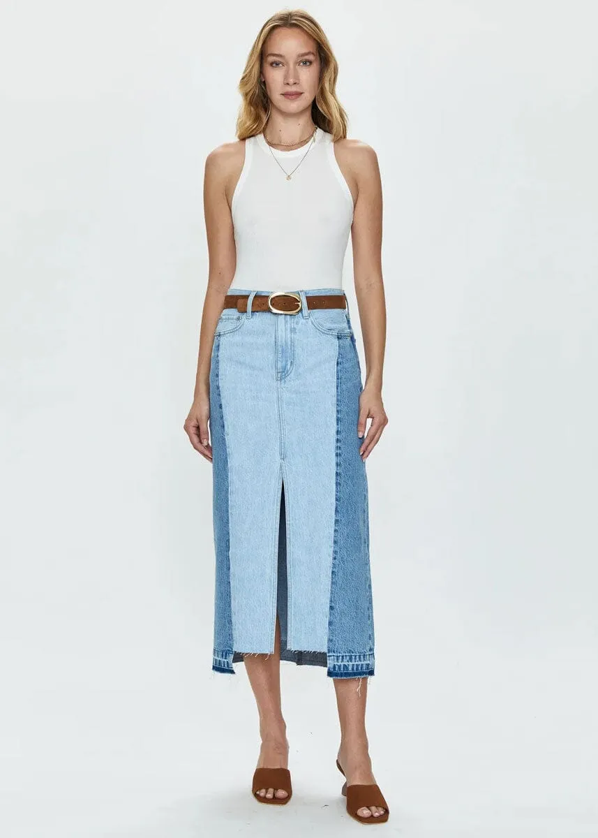 Alice Denim Midi Skirt - Palais