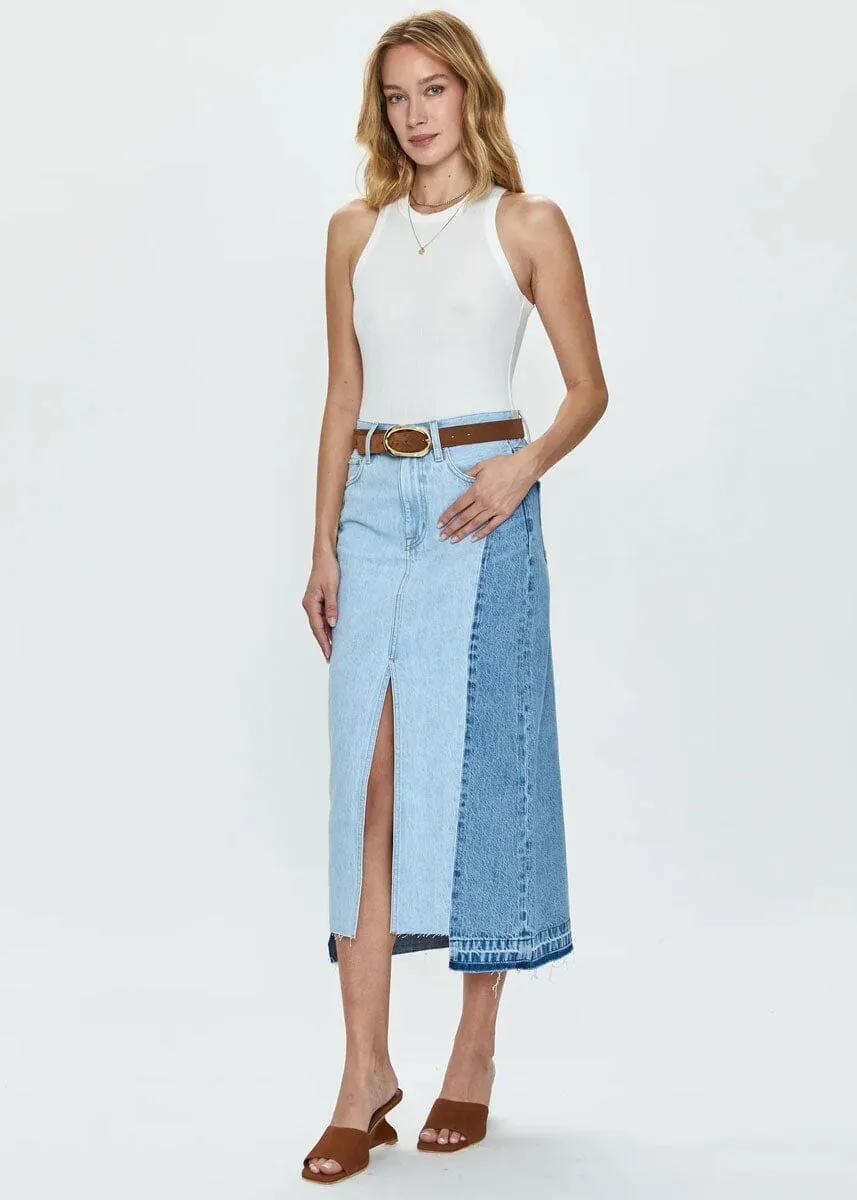 Alice Denim Midi Skirt - Palais