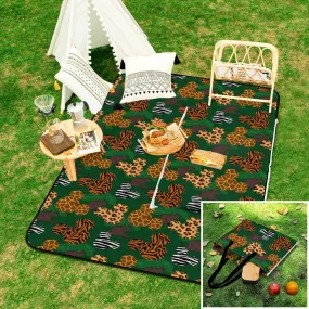 Animal Prints Zipper Picnic Mat