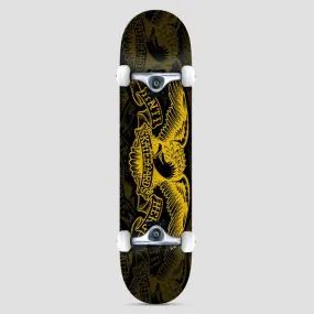 Anti Hero 7.75 Repeater Eagle Complete Skateboard Black / Yellow