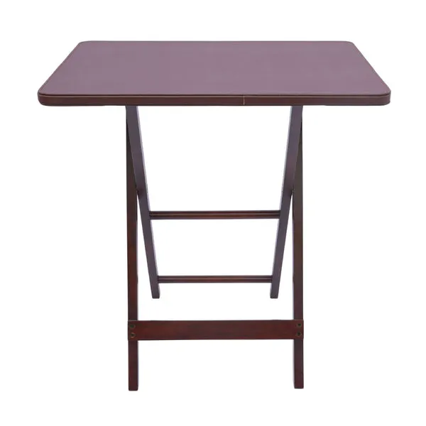 Artisan Square Shape Picnic Table Plain Brown 59x40x62.5 cm