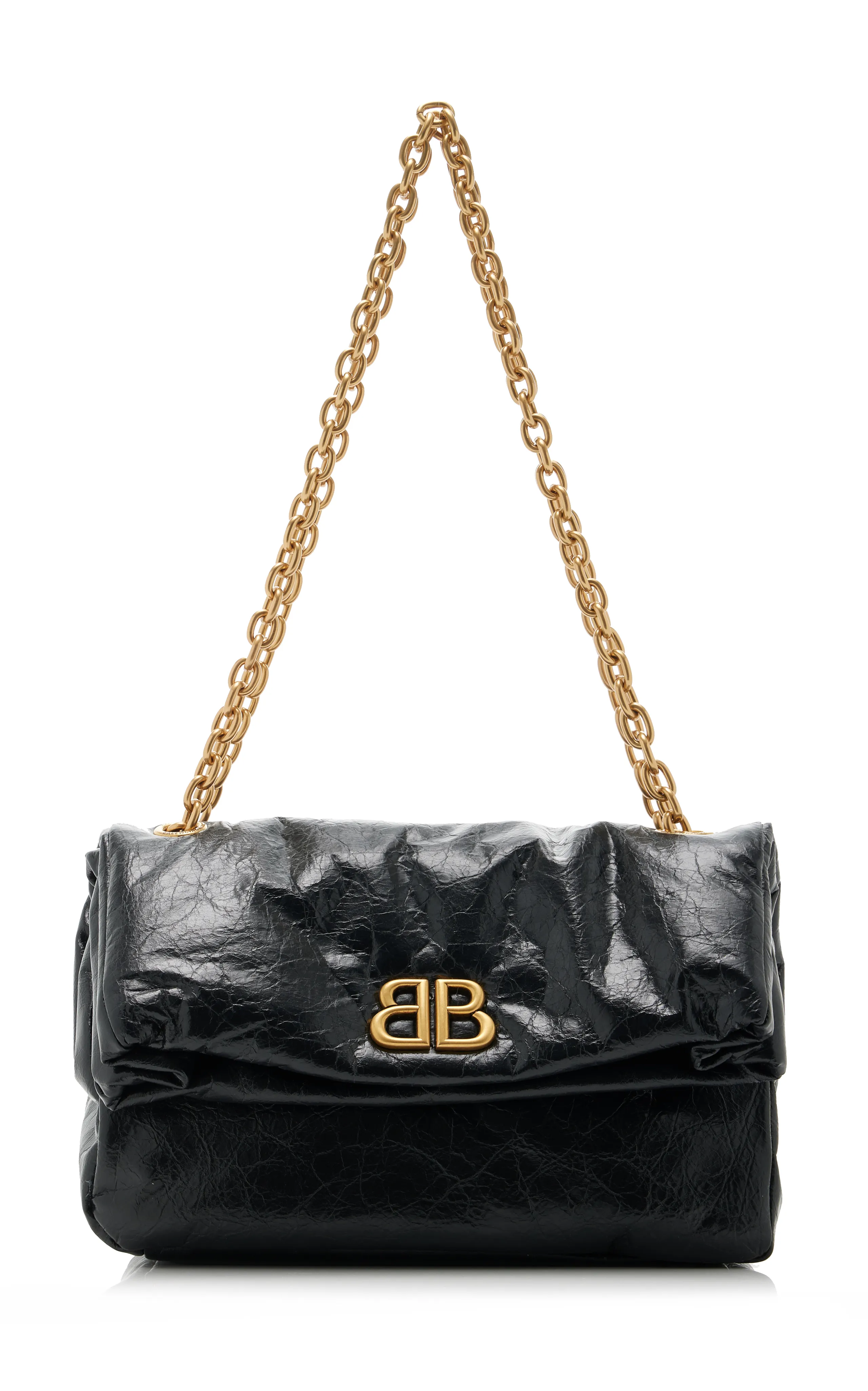 Balenciaga Monaco Small Leather Shoulder Bag