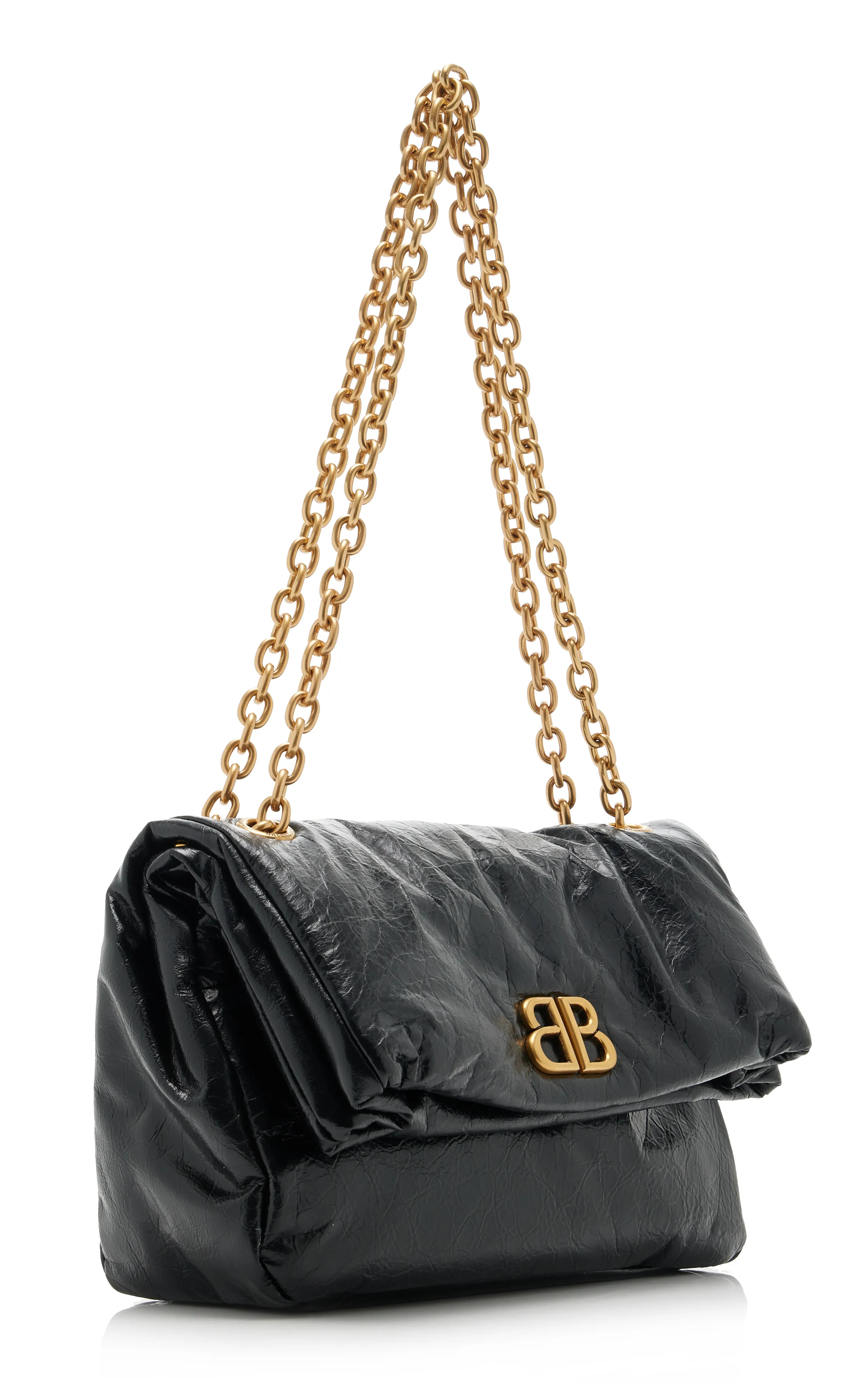 Balenciaga Monaco Small Leather Shoulder Bag