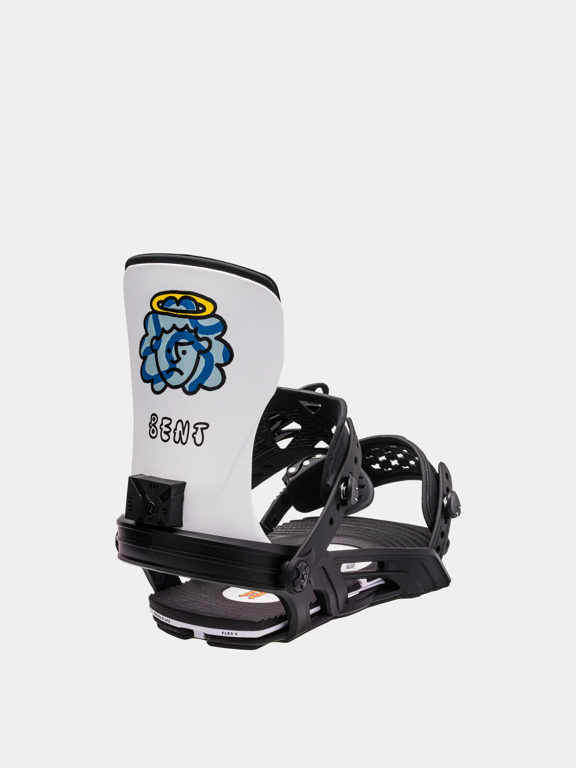 Bent Metal Axtion Snowboard bindings (black/white)