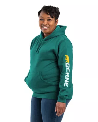 Berne Women's Signature Sleeve Hooded Pullover