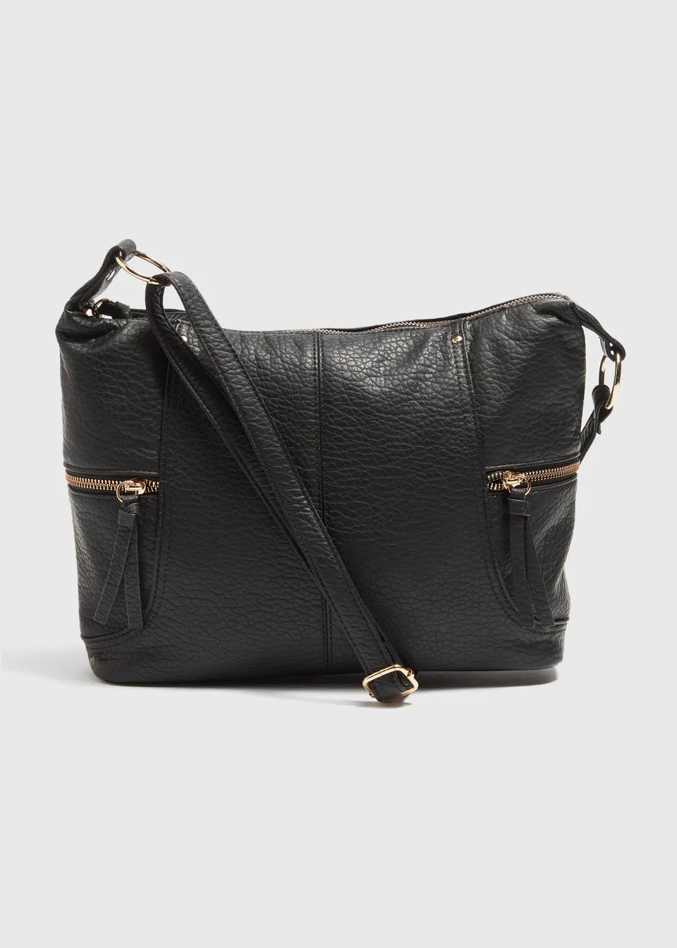 Black Slouch Cross Body Bag