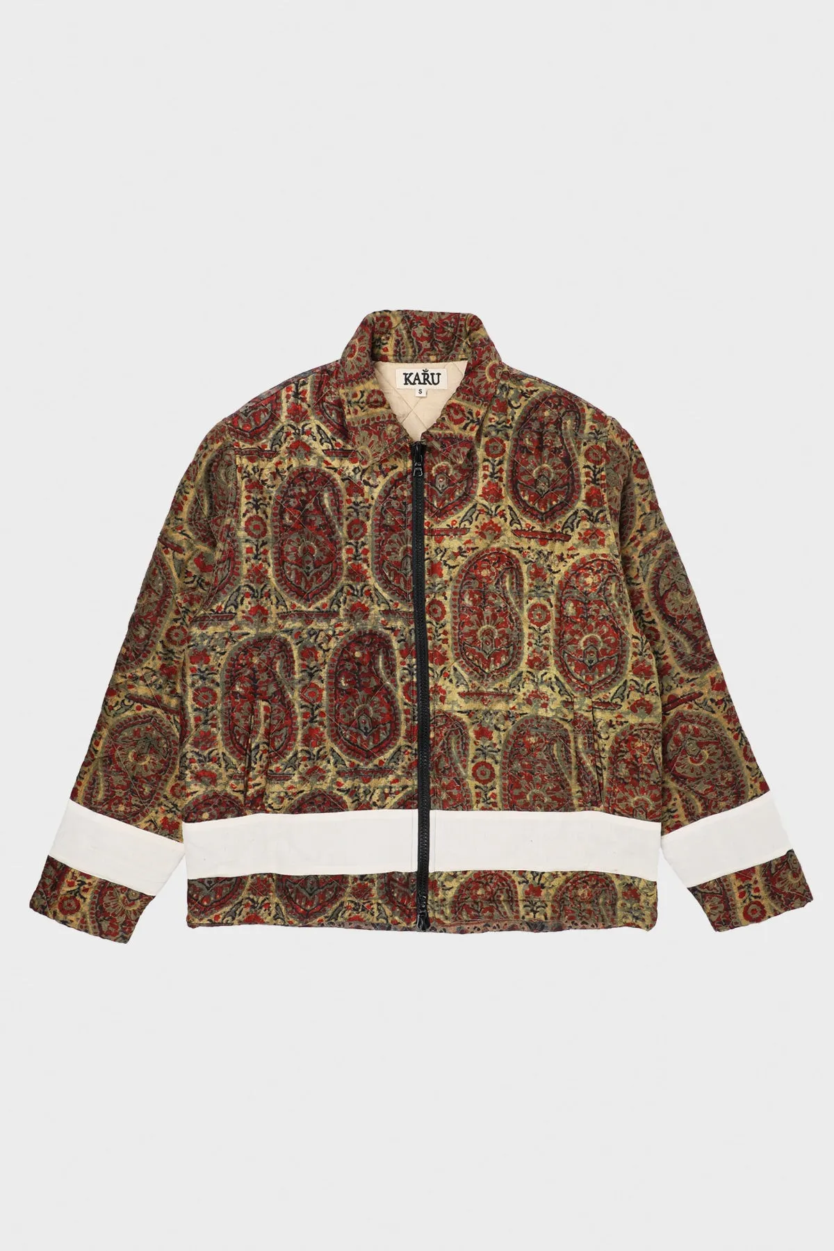 Block-Printed Jacket - Multicolor