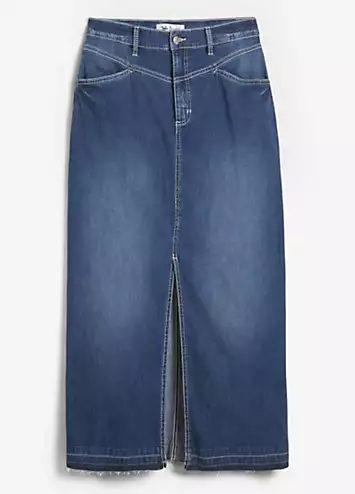 bonprix Denim Maxi Skirt | Grattan