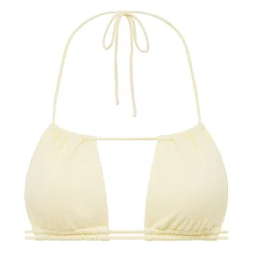 Brasil Bikini Top | Cream Rib