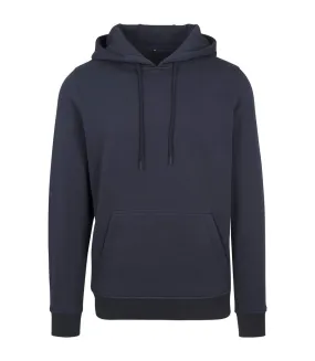 Build Your Brand Mens Heavy Pullover Hoodie (Navy) - UTRW5681