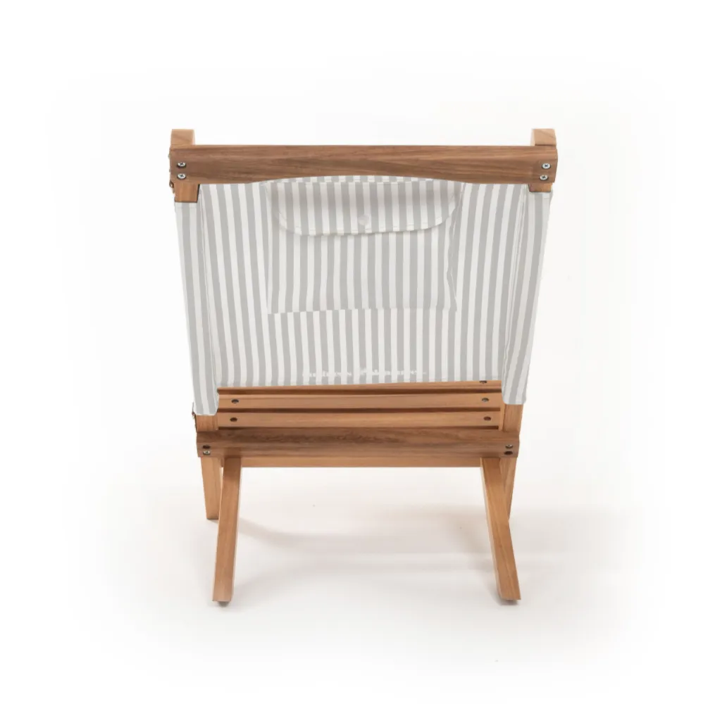 Business & Pleasure - 2 Piece Beach Chair - Laurens Sage Stripe