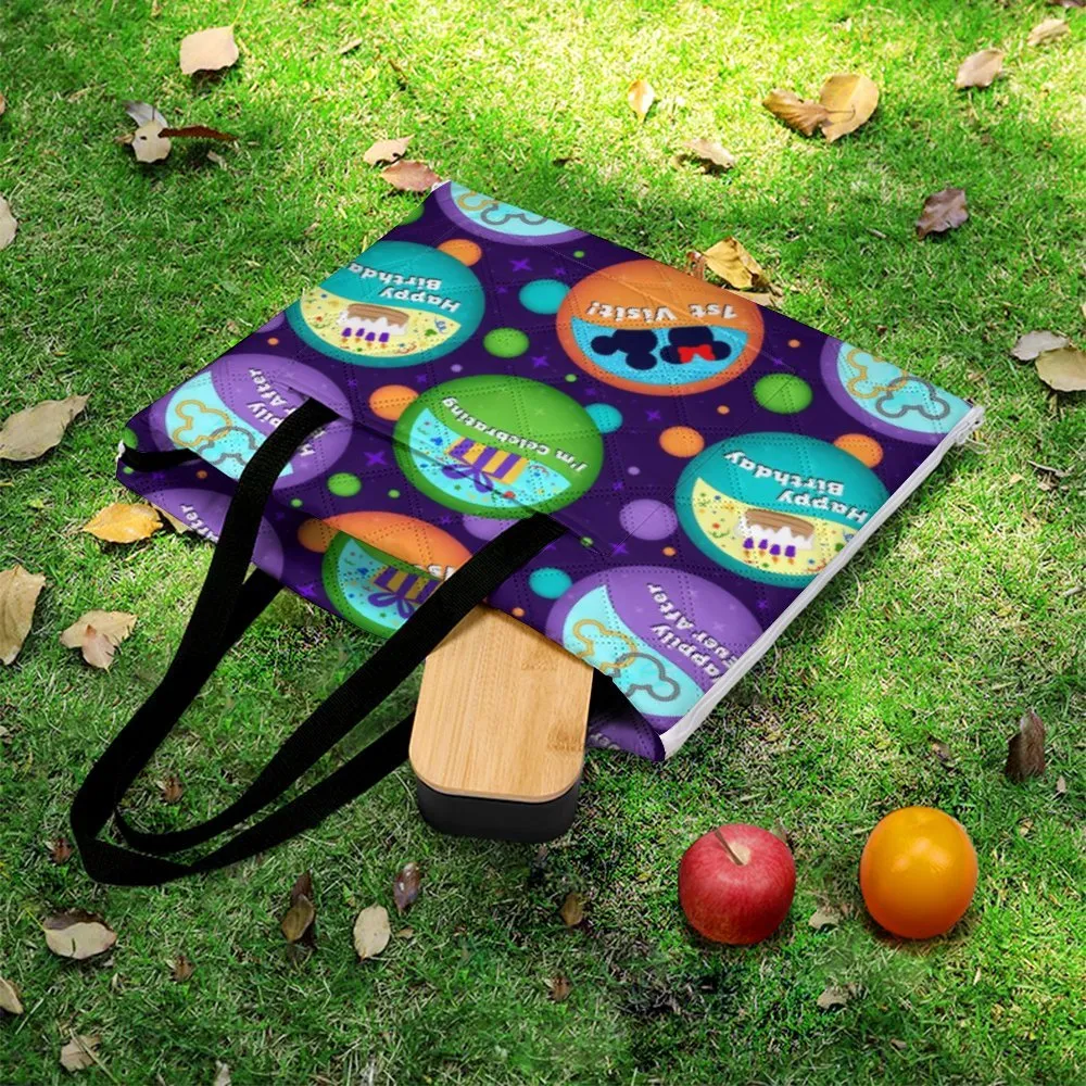 Button Collector Zipper Picnic Mat