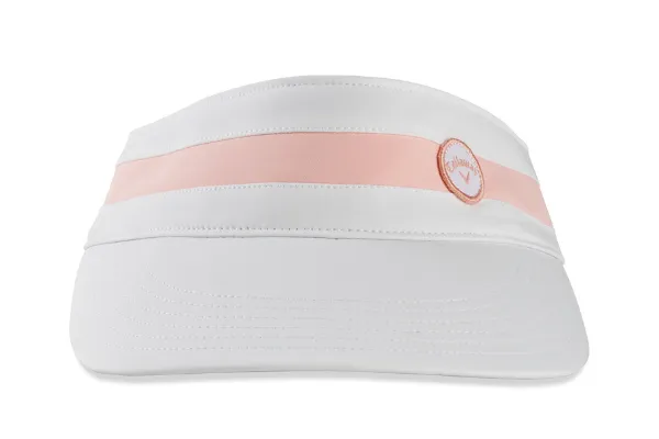 Callaway Ladies 2022 Golf Visor Roze Wit