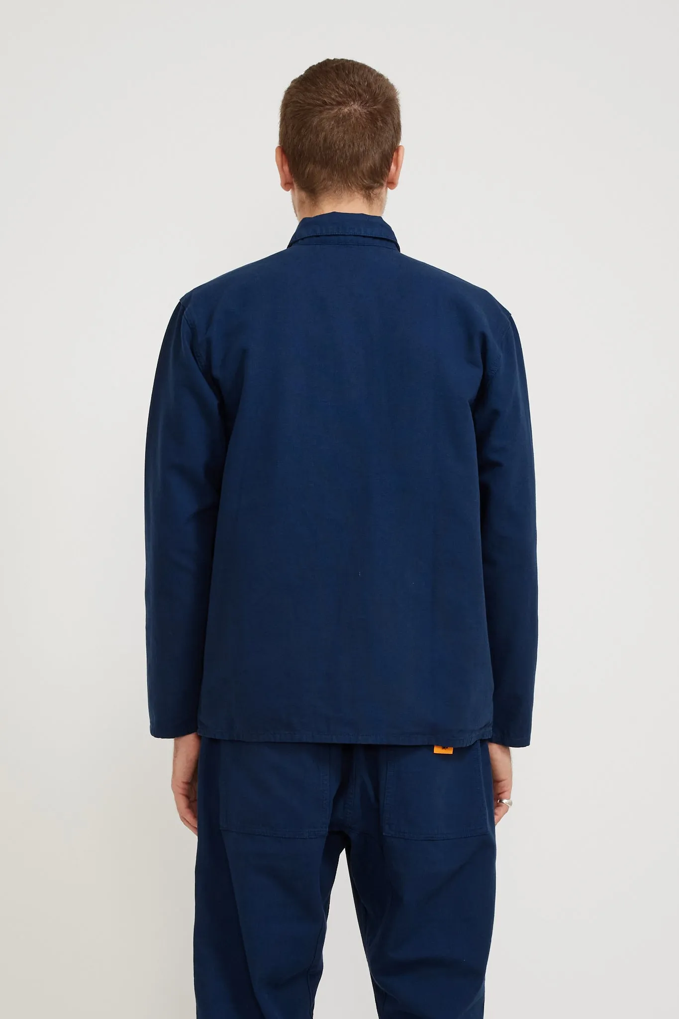 Canvas Coverall Jacket Navy