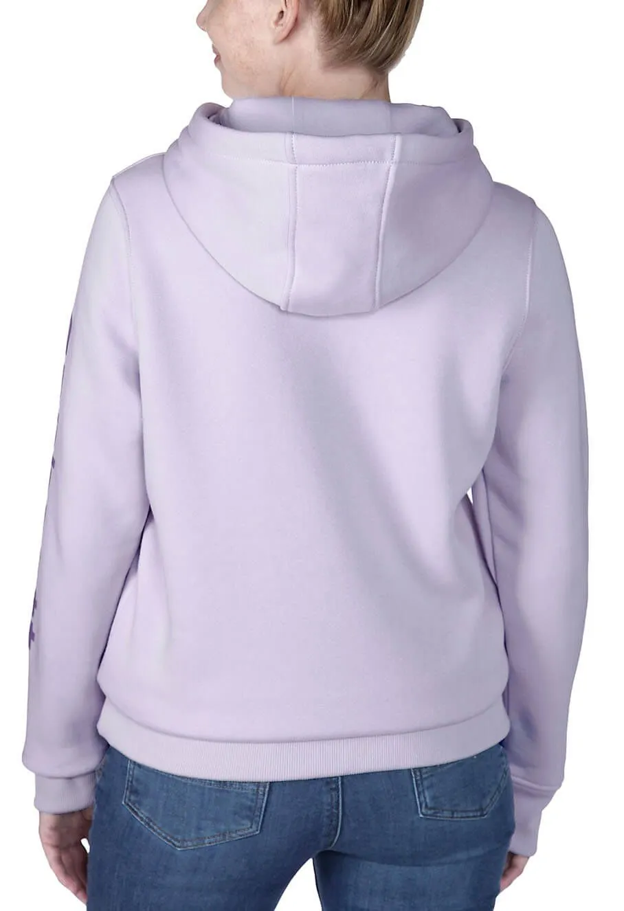 Carhartt Work Hoodie Sleeve Logo Women 102791 - Lilac Haze