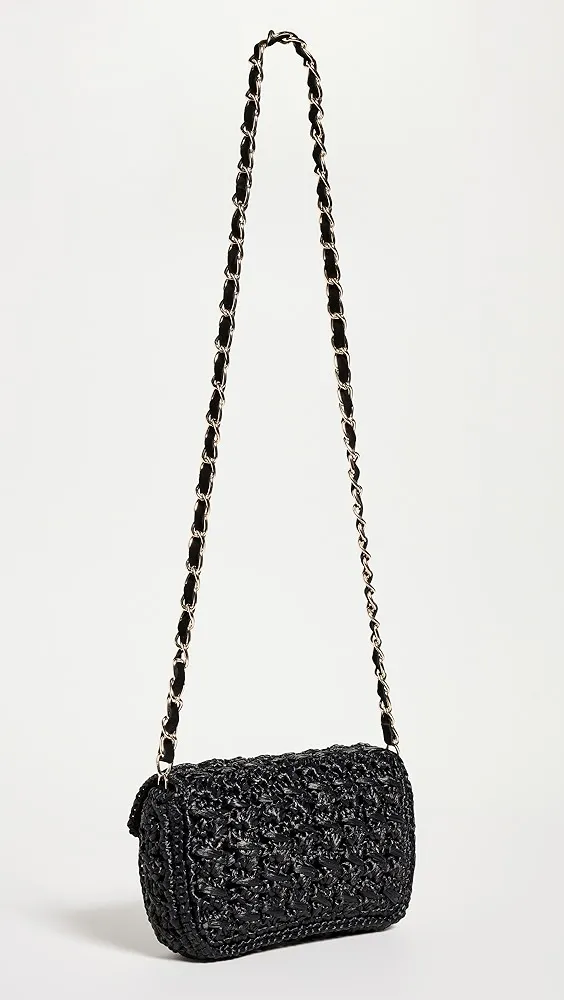 Caterina Bertini   Woven Shoulder Bag 