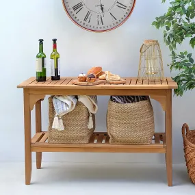 Caterina Teak Wood Outdoor Console Table