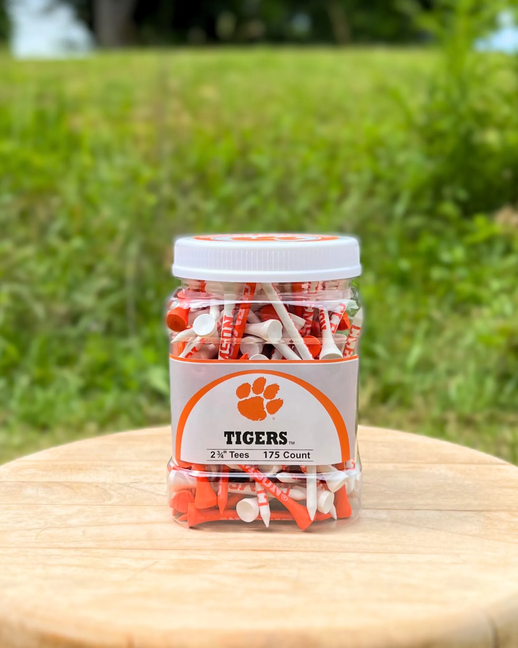 Clemson University Golf Tee Jar