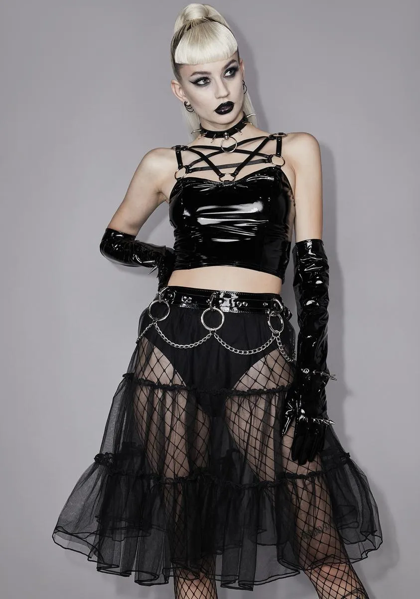 Dance With Death Tulle Skirt-