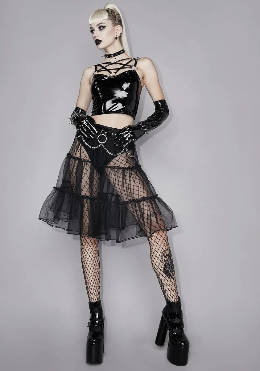 Dance With Death Tulle Skirt-