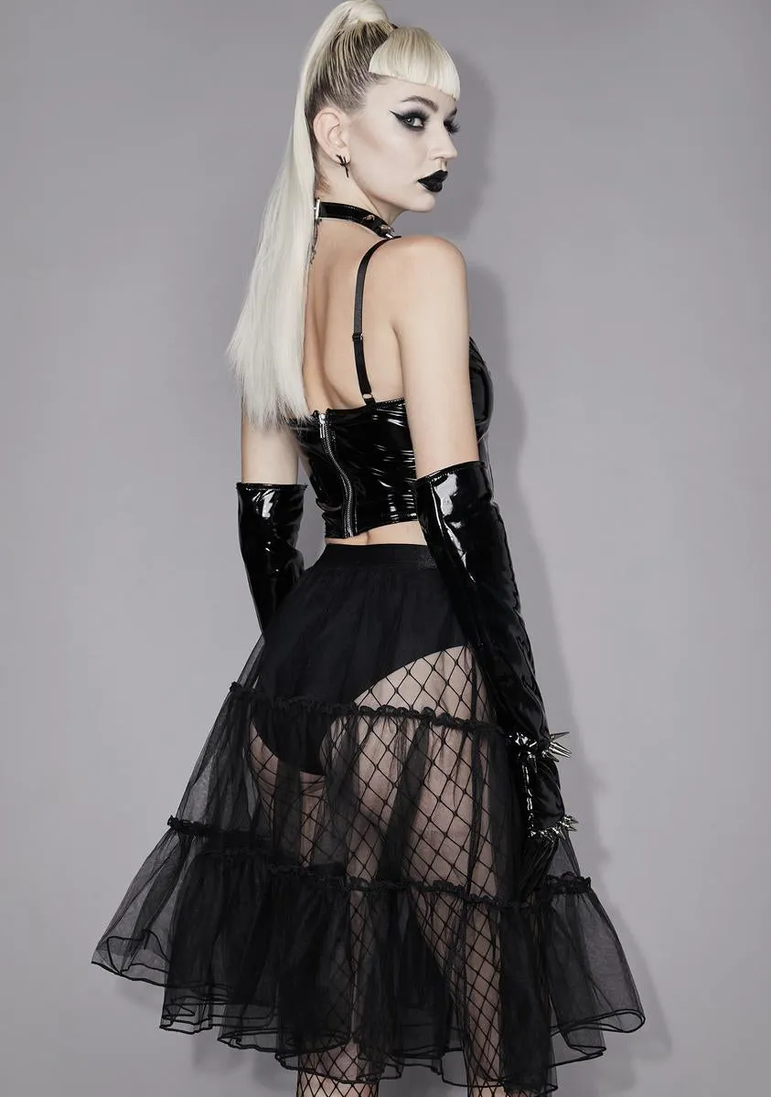 Dance With Death Tulle Skirt-