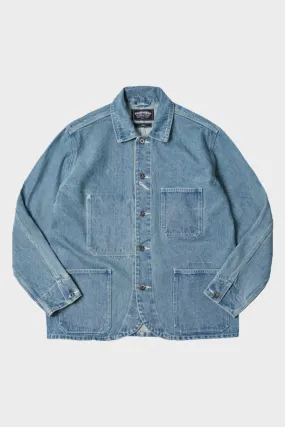 Denim Chore Jacket - Light Blue