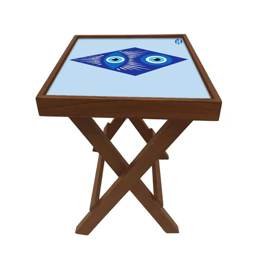 Designer Folding Side Table for Sofa Bedroom Living Room - Evil Eye Protector