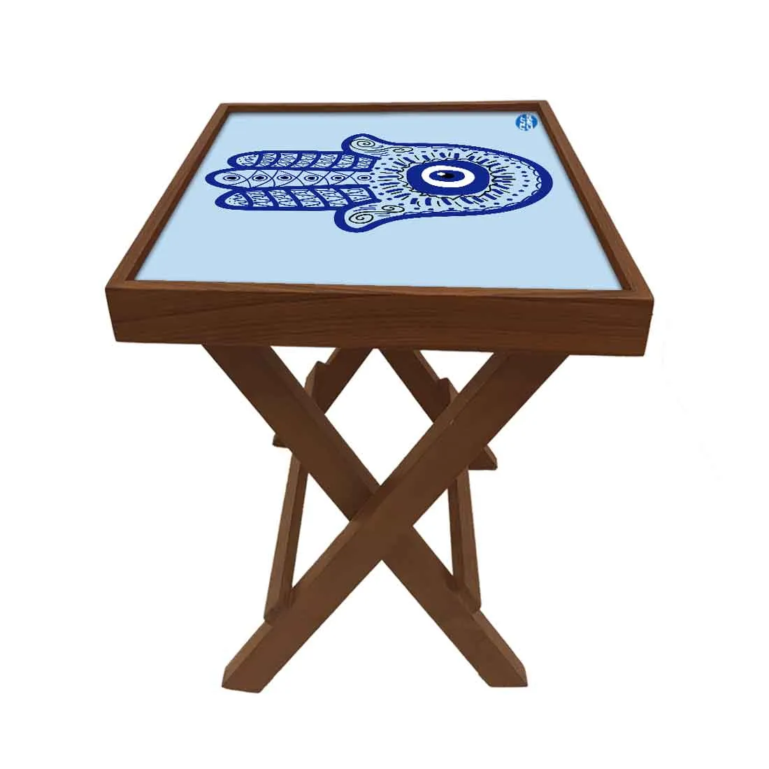 Designer Folding Side Table for Sofa Bedroom Living Room - Evil Eye Protector