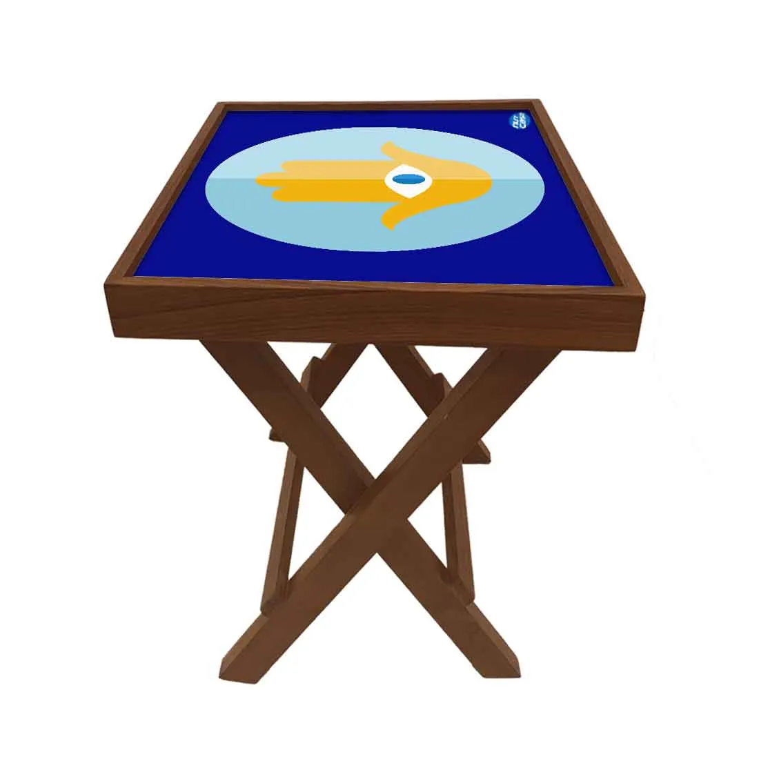 Designer Folding Side Table for Sofa Bedroom Living Room - Evil Eye Protector