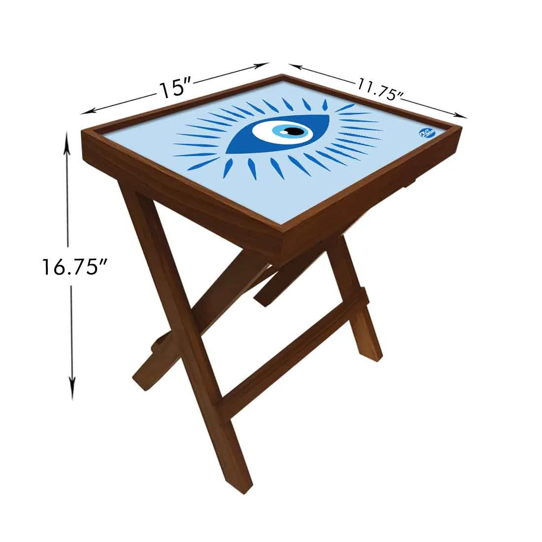 Designer Folding Side Table for Sofa Bedroom Living Room - Evil Eye Protector