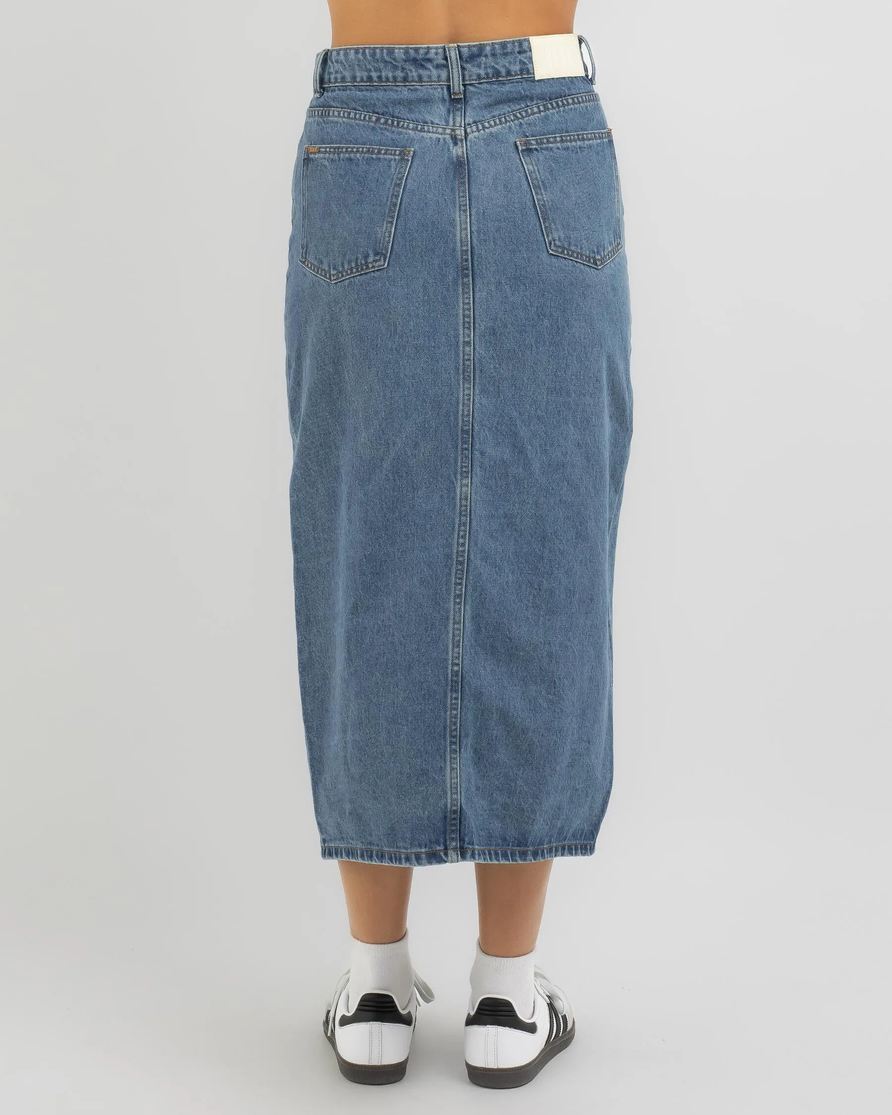 DESU Lorde Midi Denim Skirt