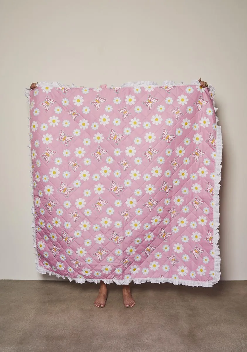 Ditsy Daisy Picnic Blanket-