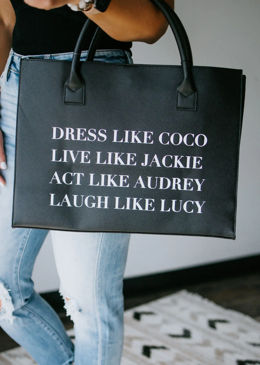 Dress Like Coco Vegan Tote FINAL SALE