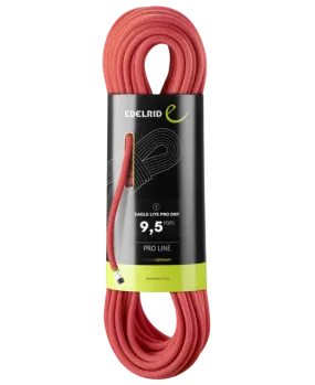 Edelrid Eagle Lite Eco Dry 9.5MM, 50M | Climbing Rope | George Fisher UK