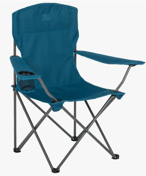 Edinburgh Camping Chair Highlander Marine Blue - Bennevis Clothing