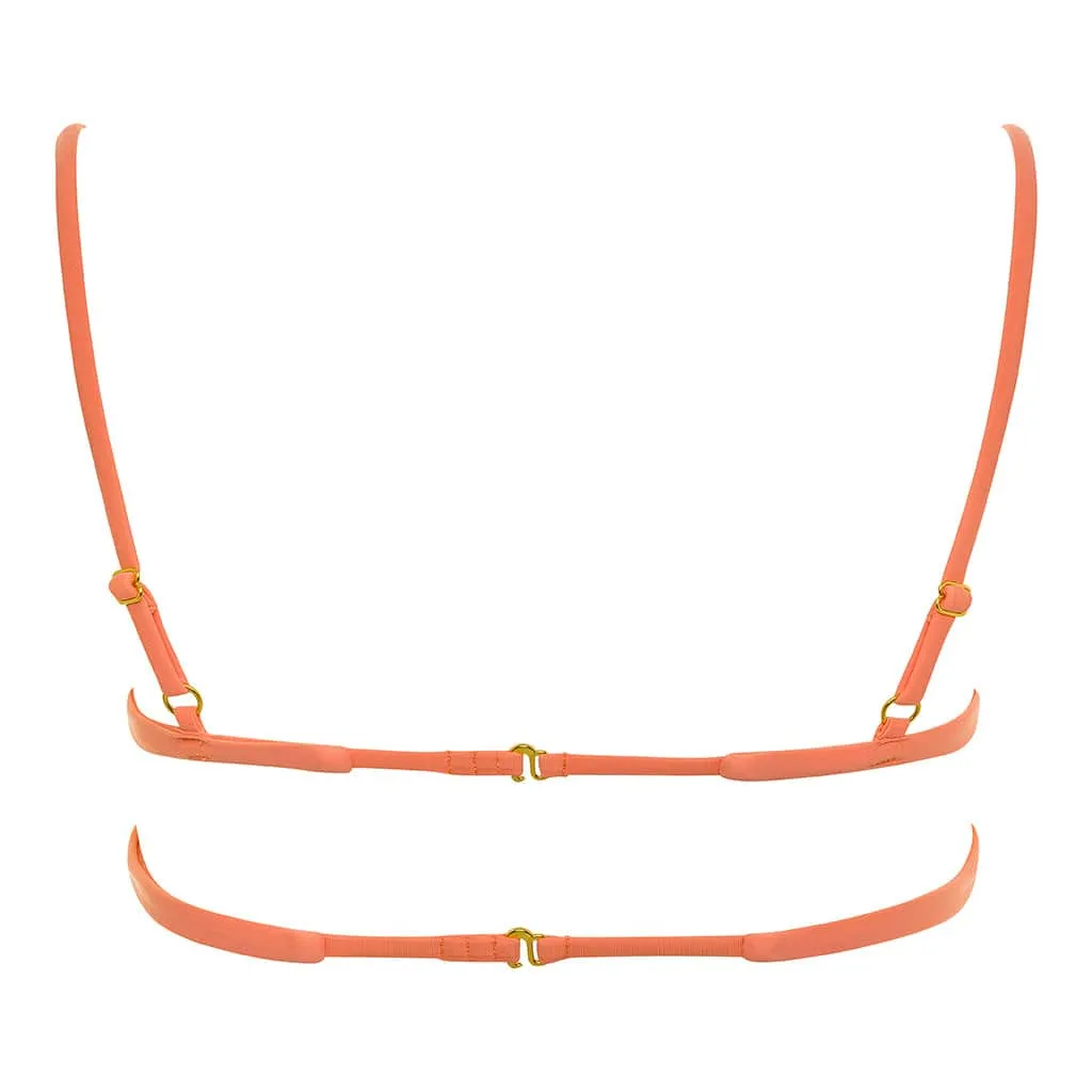 Elany Bikini Top | Coral