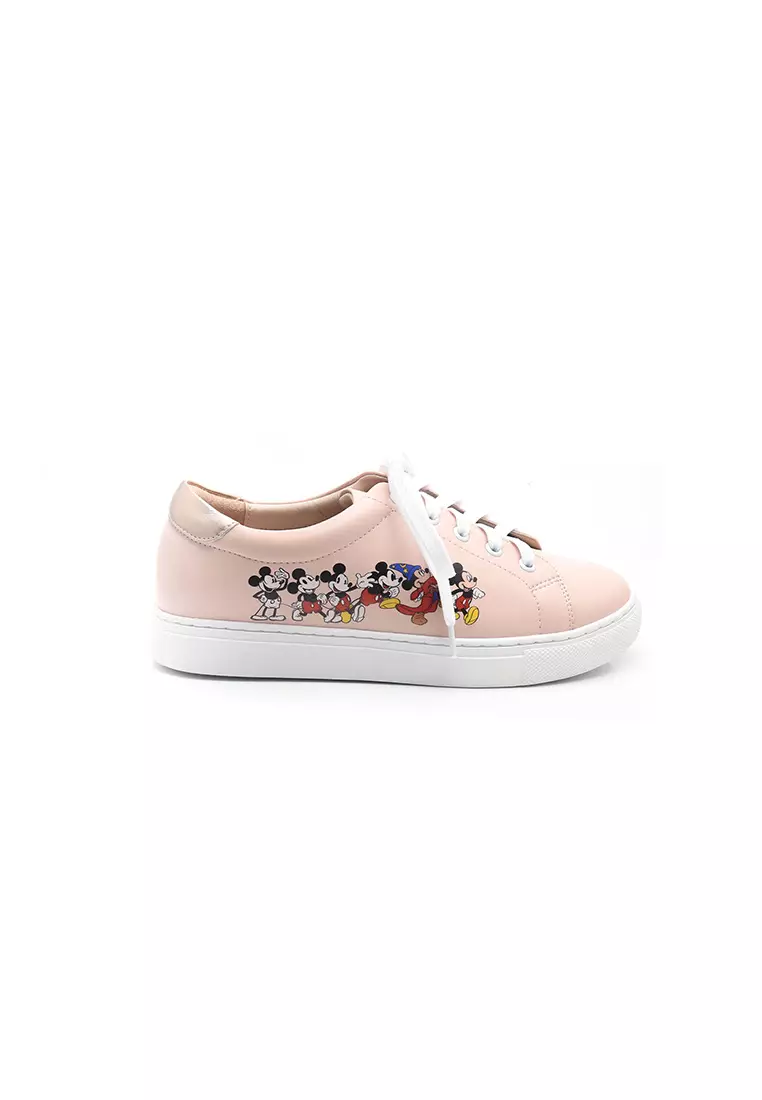 Elisa Litz MICKEY SEQUENCE SNEAKERS -  PINK