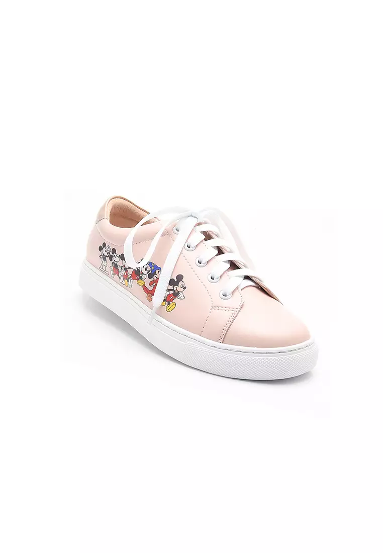 Elisa Litz MICKEY SEQUENCE SNEAKERS -  PINK