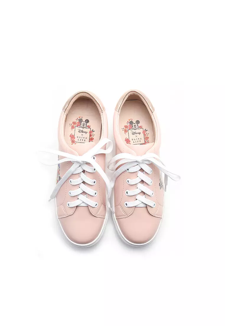 Elisa Litz MICKEY SEQUENCE SNEAKERS -  PINK