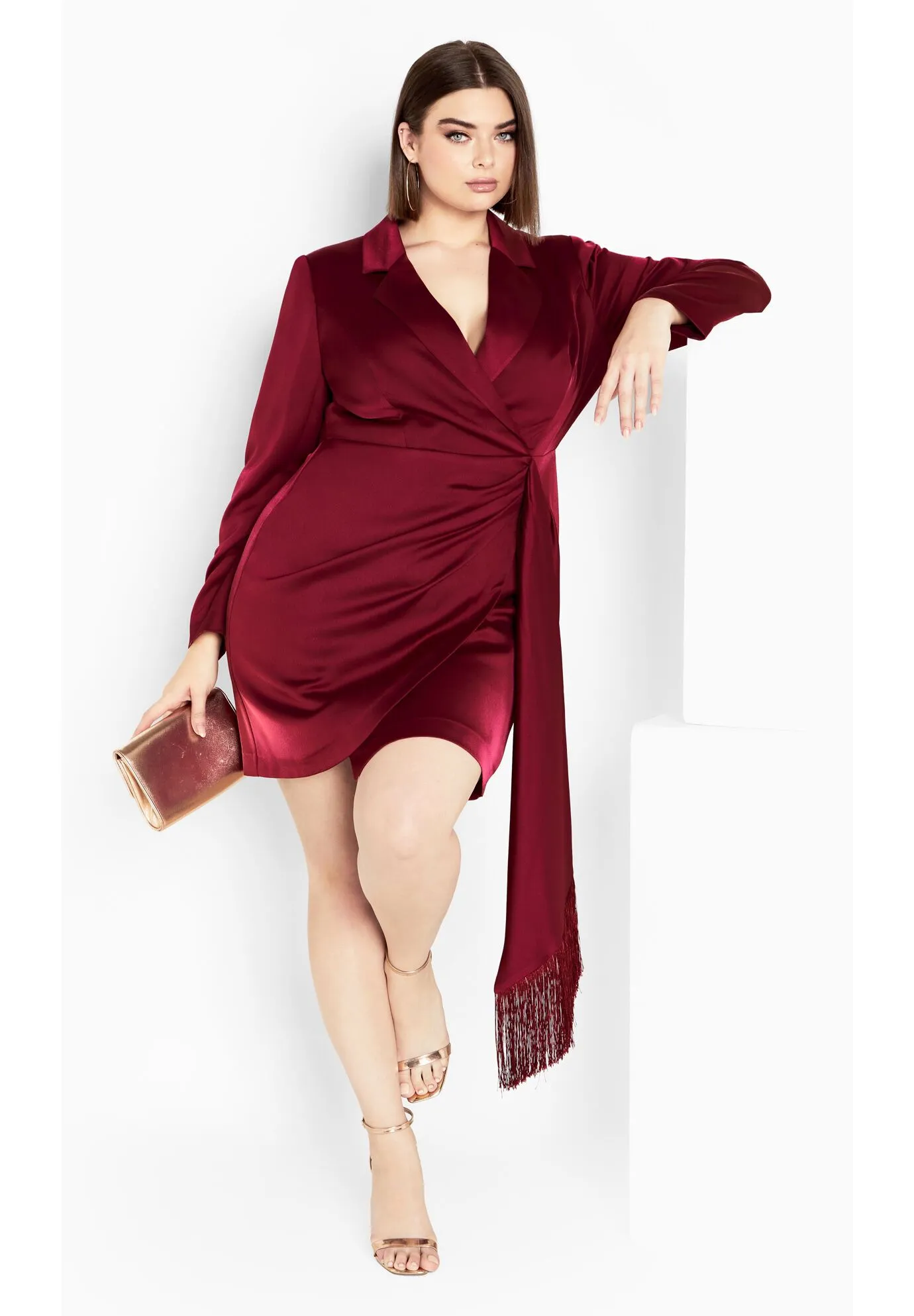 Elora Dress - berry