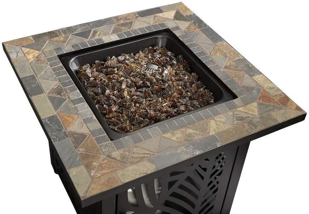 Endless Summer GAD15258SP LP Gas Outdoor Fire Table, Multi Color