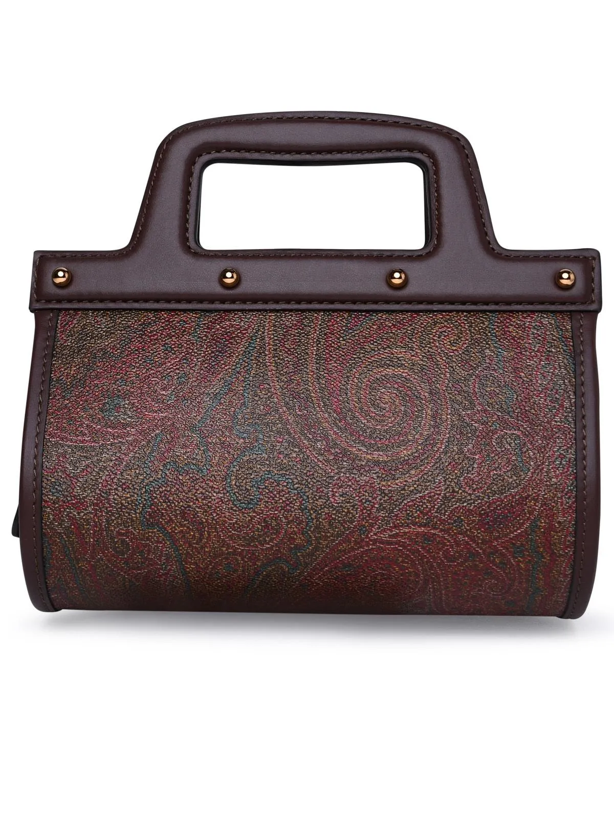 ETRO    Etro Brown Lear Blend Bag