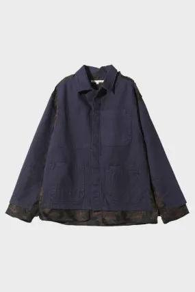 Euro Work Jacket/Covered Jacket - Navy