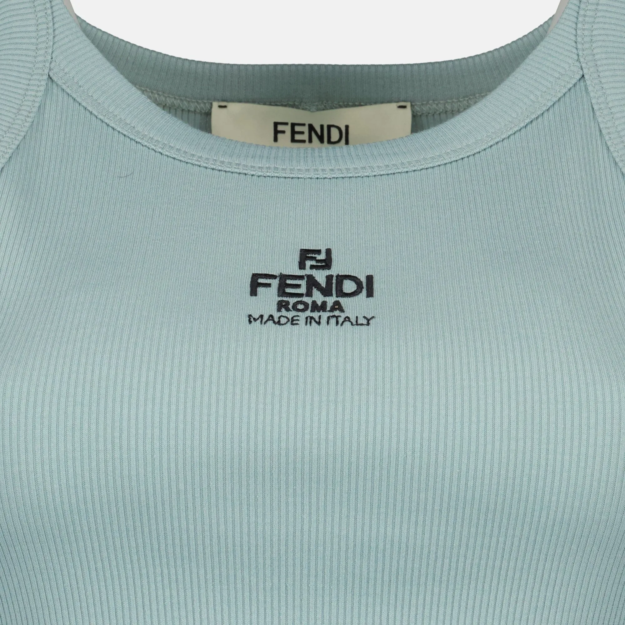 Fendi Roma Mesh Tank Top