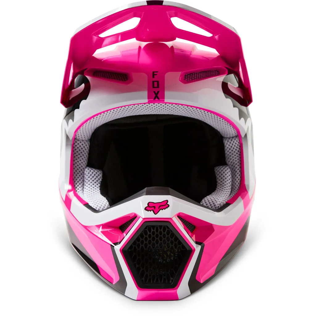 Fox - 2023 Youth V1 Leed Pink Helmet